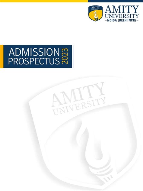 Amity University Noida PDF | PDF | University And College Admission ...