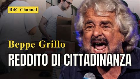 Intervento Di Beppe Grillo E Roberto Fico Sul Reddito Di Cittadinanza