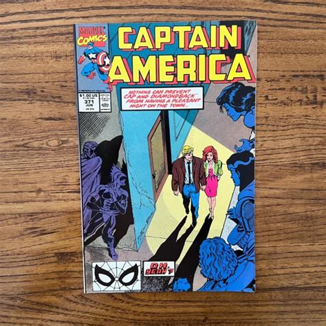 CAPTAIN AMERICA 371 Marvel Comics 1990 4 00 PicClick AU