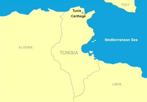 Tunisia Metro Map - TravelsFinders.Com