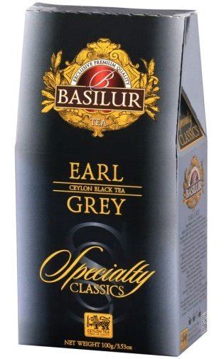 Basilur Earl Grey Czarna Herbata Cejlońska 100G Z Bergamotką BASILUR