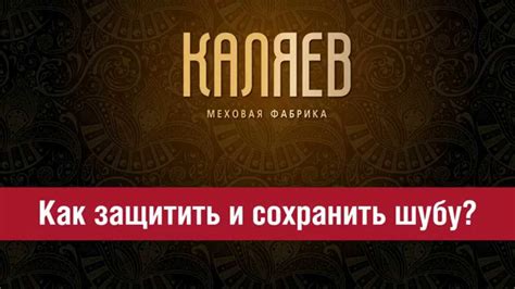 Как защитить и сохранить шубу? - YouTube