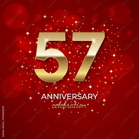 anniversary golden number   sparkling confetti  glitter