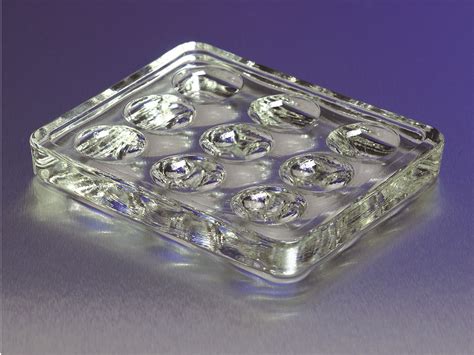 Pyrex® 9 Depression Glass Spot Plates Corning