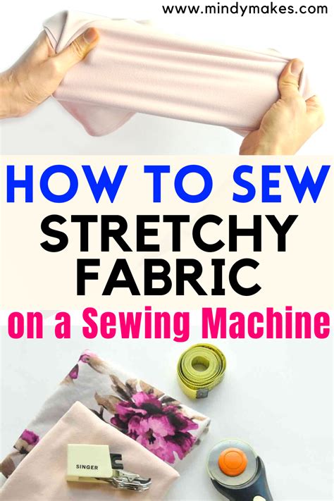 How To Sew Stretchy Fabric Beautifully On A Sewing Machine Sewing