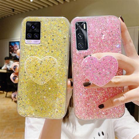 Soft Silicone Phone Case Vivo V V Se Starry Sky Sequins Design