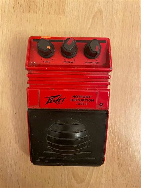 Peavey Hfd 2 Hotfoot Distortion Vintage Pedal Red Reverb