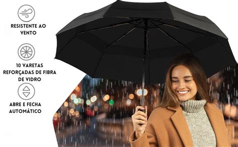 Guarda Chuva Grande Autom Tico Sombrinha Original Abre E Fecha