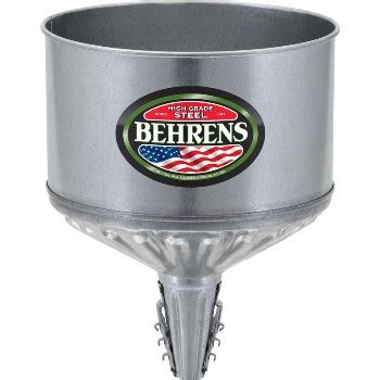 Buy The Behrens Mfg Tf Galvanized Tractor Funnel Lock On Style