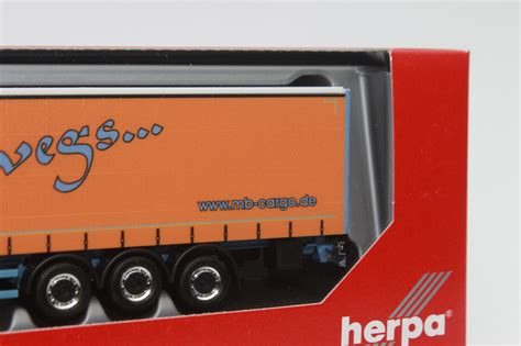 Herpa 314800 Scania R 13 TL Sattelzug MB Cargo LKW H0 1 87 NEU In OVP