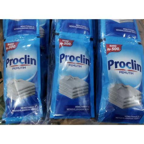 Jual Proclin Bleach Pemutih Noda Renteng 1 Renteng Isi 12pcs 25ml