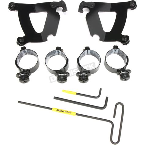 Memphis Shades Black Trigger Lock Mount Kit For Road Warrior Fairing