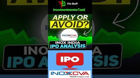 Inox India Ipo Gmp Apply Or Not Inox Inoxindia Ipo Sharemarket