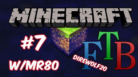 Minecraft FTB Direwolf Pack Ep7 Water Mills YouTube