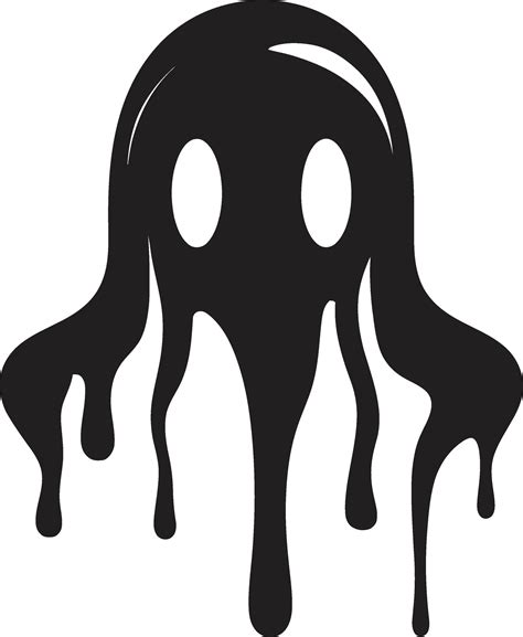 Creepy Crawl Of Slime Intriguing Vector Logo Ghastly Gooey Trail An