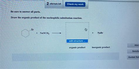 Solved 2 Attempts Left Check My Work Be Sure To Answer All Chegg