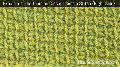 How to Tunisian Crochet the Tunisian Simple Stitch :: Tunisian Crochet ...