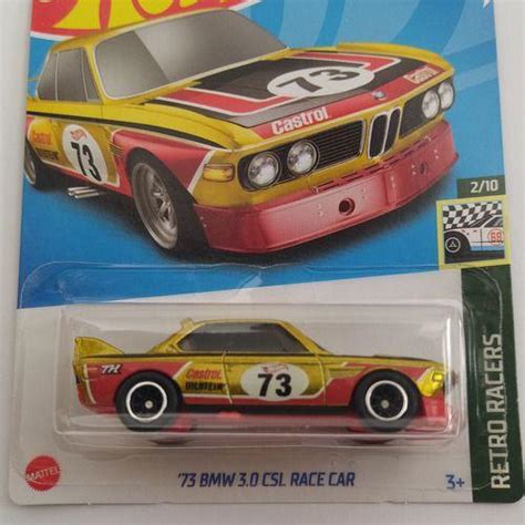 Hot Wheels Bmw Csl Race Car Super Thunt Hcy Carrinho De