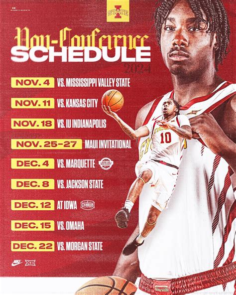 Mens Basketball Non Conference Schedule Rcyclonenation