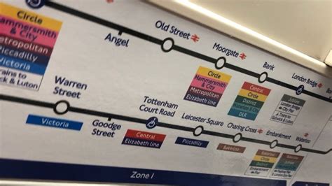 NEW NORTHERN LINE TUBE MAP WITH ELIZABETH LINE INTERCHANGE FOR