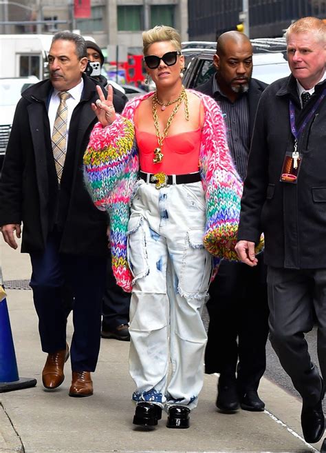 PINK Arrives at NBC Studios in New York 02/21/2023 – HawtCelebs