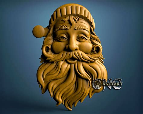 Santa Claus 3d Stl Model 10127 Cnc Planet Art