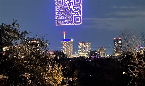 Dystopian Or Cool Drones Just Formed A Giant Qr Code In The Sky