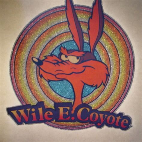 WILE E COYOTE 1970 S VINTAGE CARTOON IRON ON TRANSFE Gem