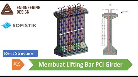 Revit Structure Indonesia 19 Membuat Lifting Bar Pci Girder Youtube