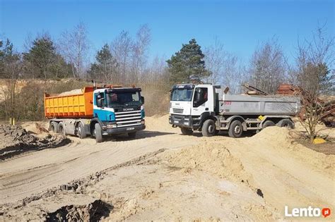 Archiwalne Stabilizacja Podsypka Suchy Beton Kostka Transport Wywrotka