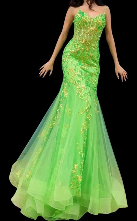 Iridescent Sequin Mermaid Gown Q