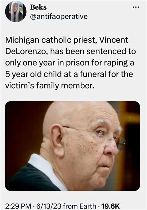 Vincent Delorenzo 84 Former Flint Area Catholic Priest Pled Guilty