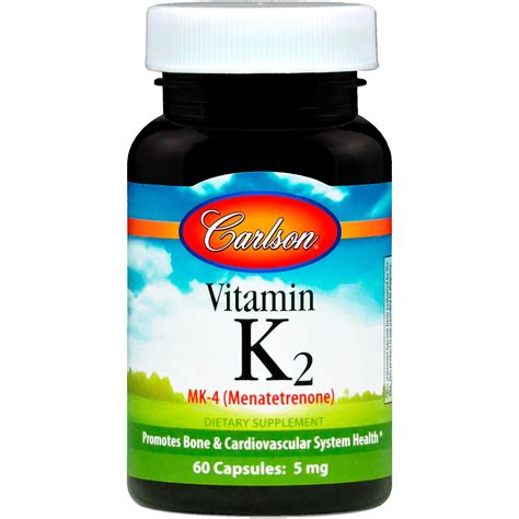 Buy Vitamin K2 5 Mg 60 Capsules Carlson Laboratories Vitamin K