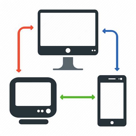 connect connection device devices mobile pc icon