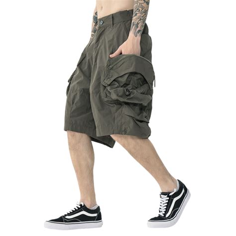 Cityboy Solid Color Cargo Shorts Aoklok Kclot