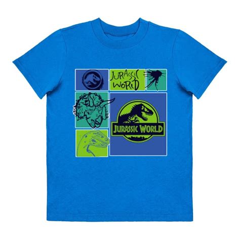 Playera Para Ni O Jurassic World Jurassic World Cuello Redondo Manga