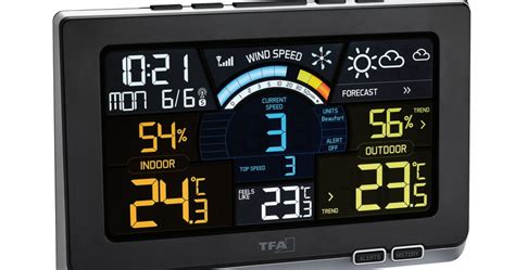 Funk Wetterstation Mit Windmesser Spring Breeze Tfa Dostmann