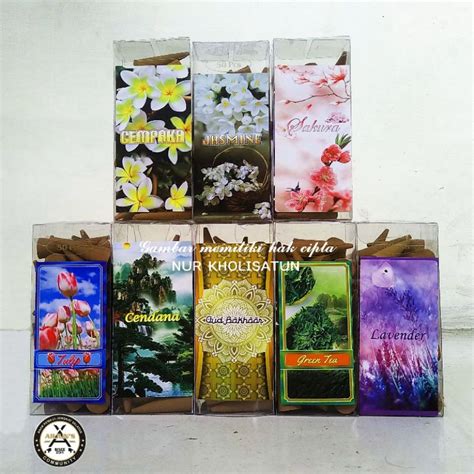 Jual Dupa Kerucut Tumpeng Cone Polos Aroma Jasmine Cempaka Sakura Dll