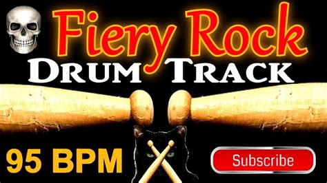 Fiery Rock Drum Track Bpm Drum Beats Instrumental For Bass