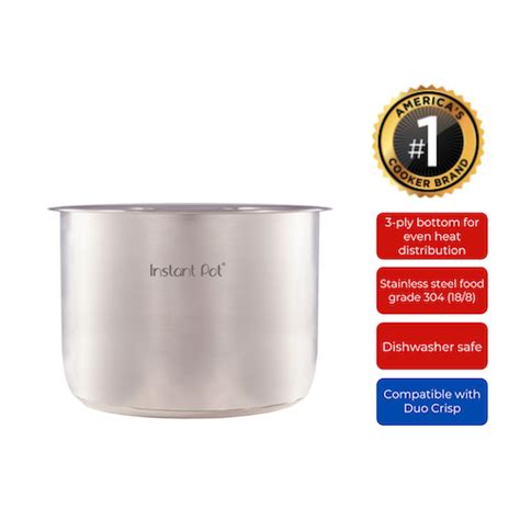 Instant Pot Stainless Steel Inner Pot 8 Qt Instant Pot Singapore