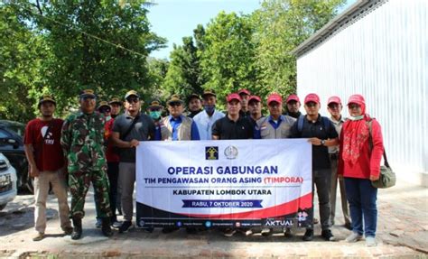 Operasi Gabungan Tim Pengawasan Orang Asing Timpora Dinas Tenaga