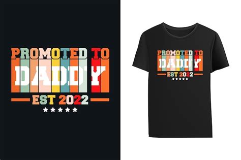 パパエスト2022tシャツデザインに昇格 プレミアムベクター