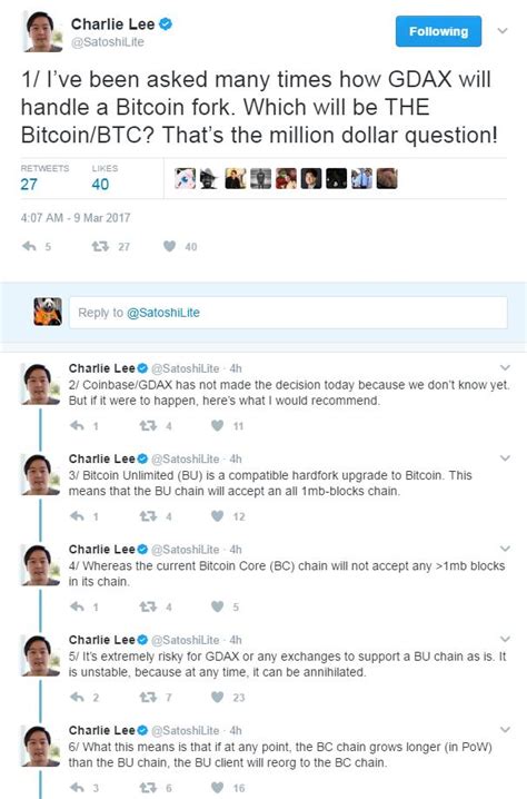 比特幣一旦分叉bu便成山寨幣？gavin Andresen對話李啟威 每日頭條