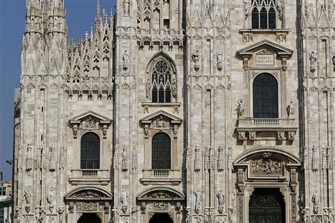 The Milan Cathedral Or Duomo Di Milano Is The Gothic Cathedral Church