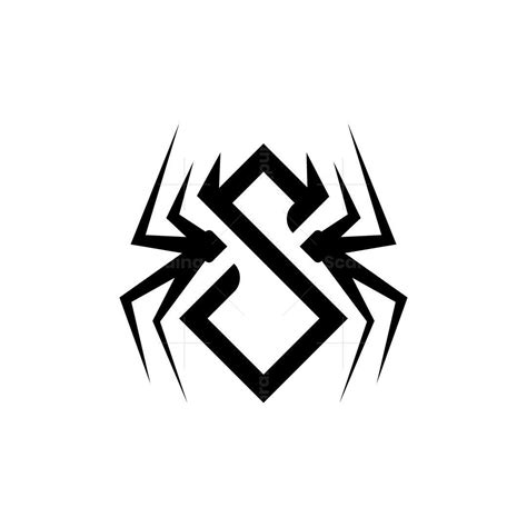 Letter S Spider Logo in 2024 | Cool symbols, Lettering, S logo design