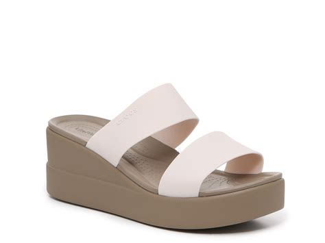 Crocs Brooklyn Mid Wedge Sandal - Women's - Free Shipping | DSW