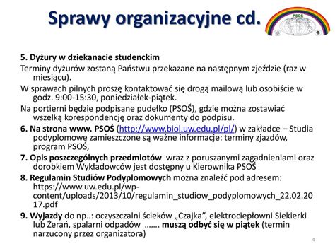 Podyplomowe Studia Ochrony Środowiska ppt pobierz