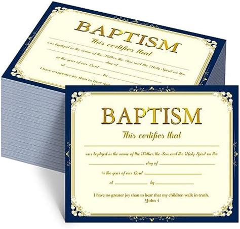 Amazon Baby Baptism Certificate Baby Dedication Certificate