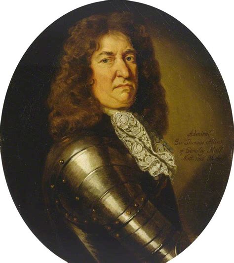 Admiral Sir Thomas Allin Painting Sir Godfrey Kneller Oil Paintings