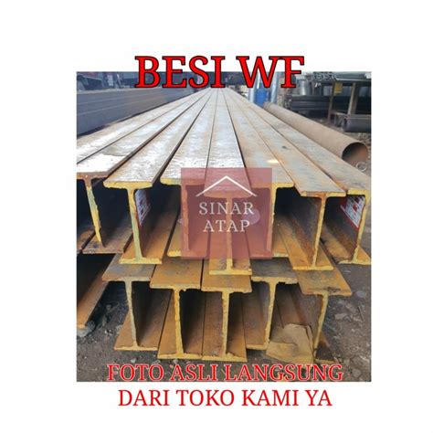 Jual Besi Wf 200 X 100 X 55 X 8 Mm Panjang 12 Meter Kota Tangerang